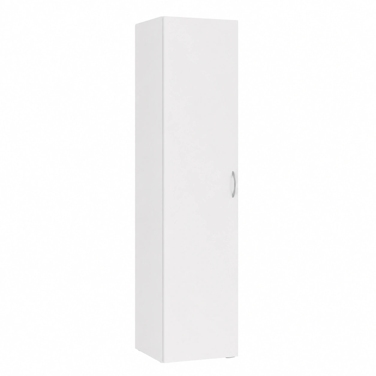 Armadio Contemporaneo SPACE - Bianco Opaco - Larghezza 39 cm