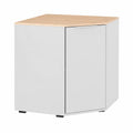 Credenza Vicco Betti, Bianco/Sonoma con Porta - 77,9 x 77,9 cm, Spazio di Archiviazione per Casa