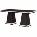 Tavolo da Pranzo di Lusso in Legno Massello 200x100x79 cm