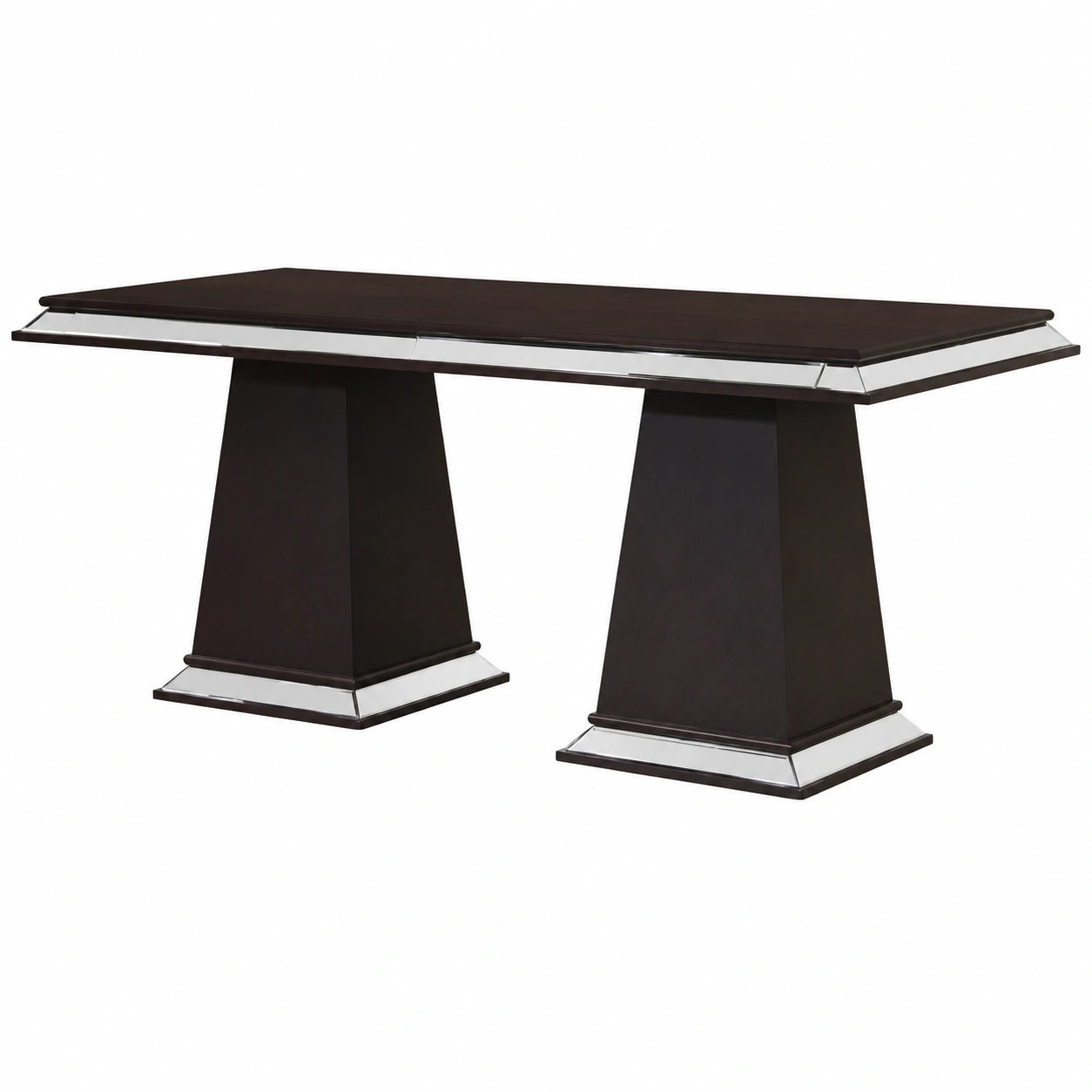 Tavolo da Pranzo di Lusso in Legno Massello 200x100x79 cm