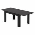 Tavolo Allungabile Nero Frassino 140-220 cm per 6-8 Persone Made in Italy