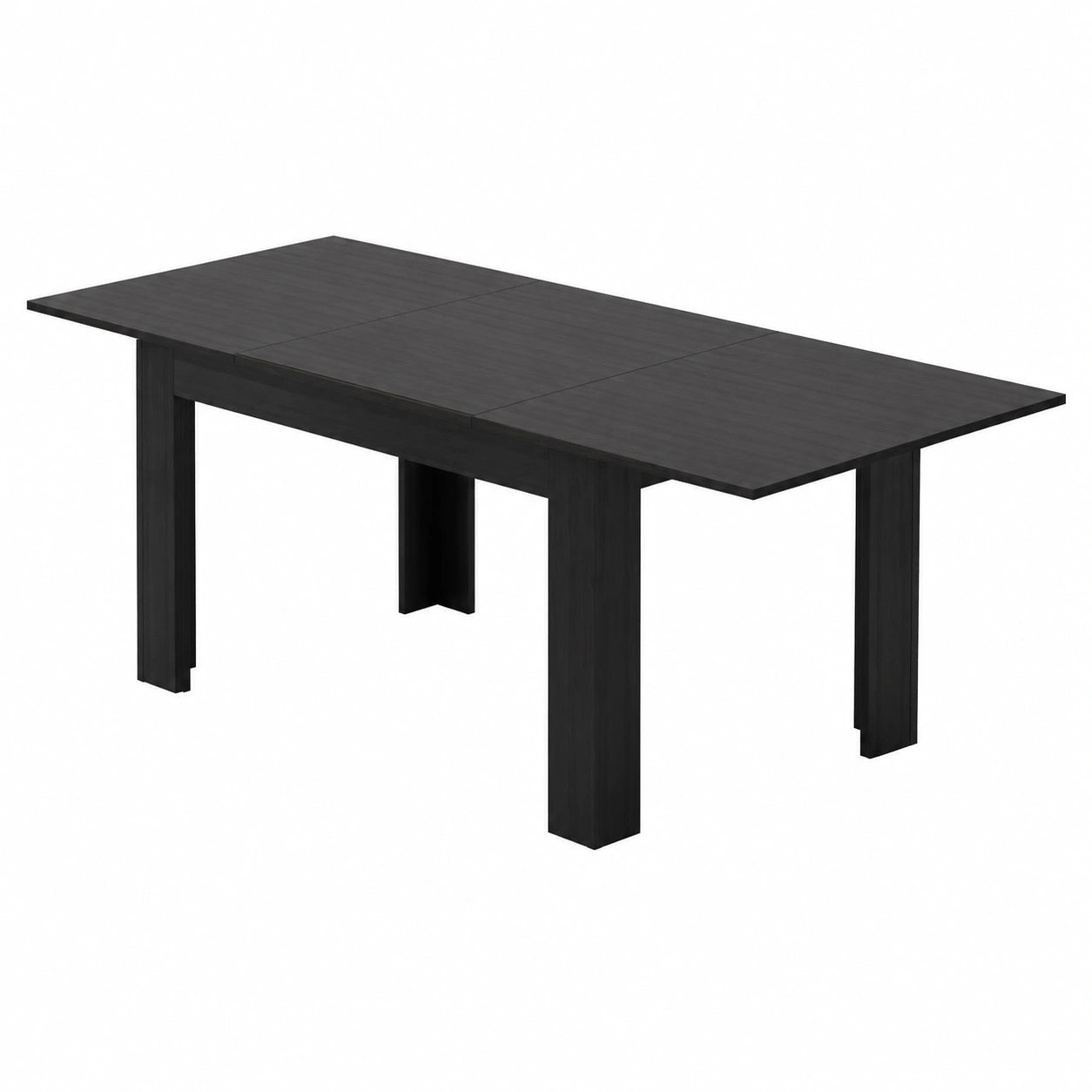 Tavolo Allungabile Nero Frassino 140-220 cm per 6-8 Persone Made in Italy